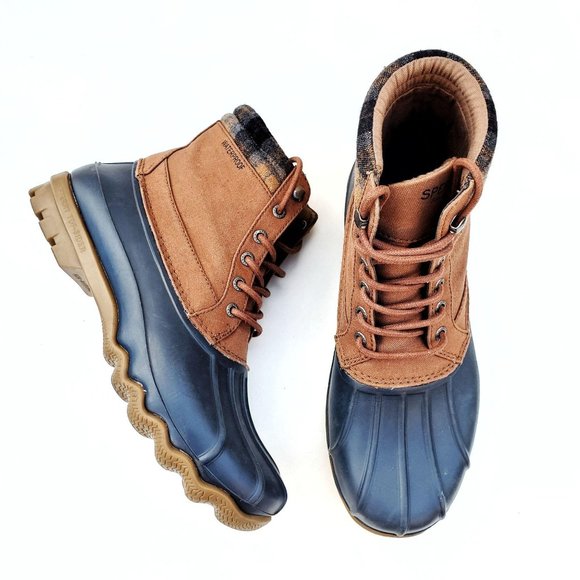 sperry men's brewster rain boot